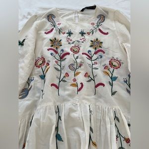 Zara Embroidered Summer Dress